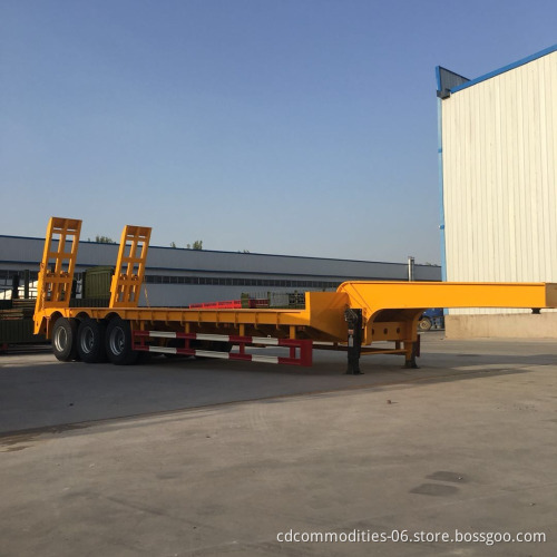 New and Used Heavy Duty 3/4 Axle Low Bed Semi Trailer Truck